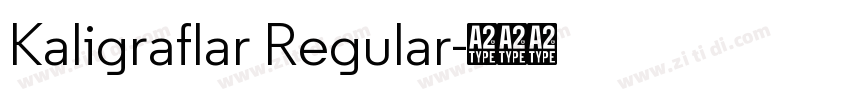 Kaligraflar Regular字体转换